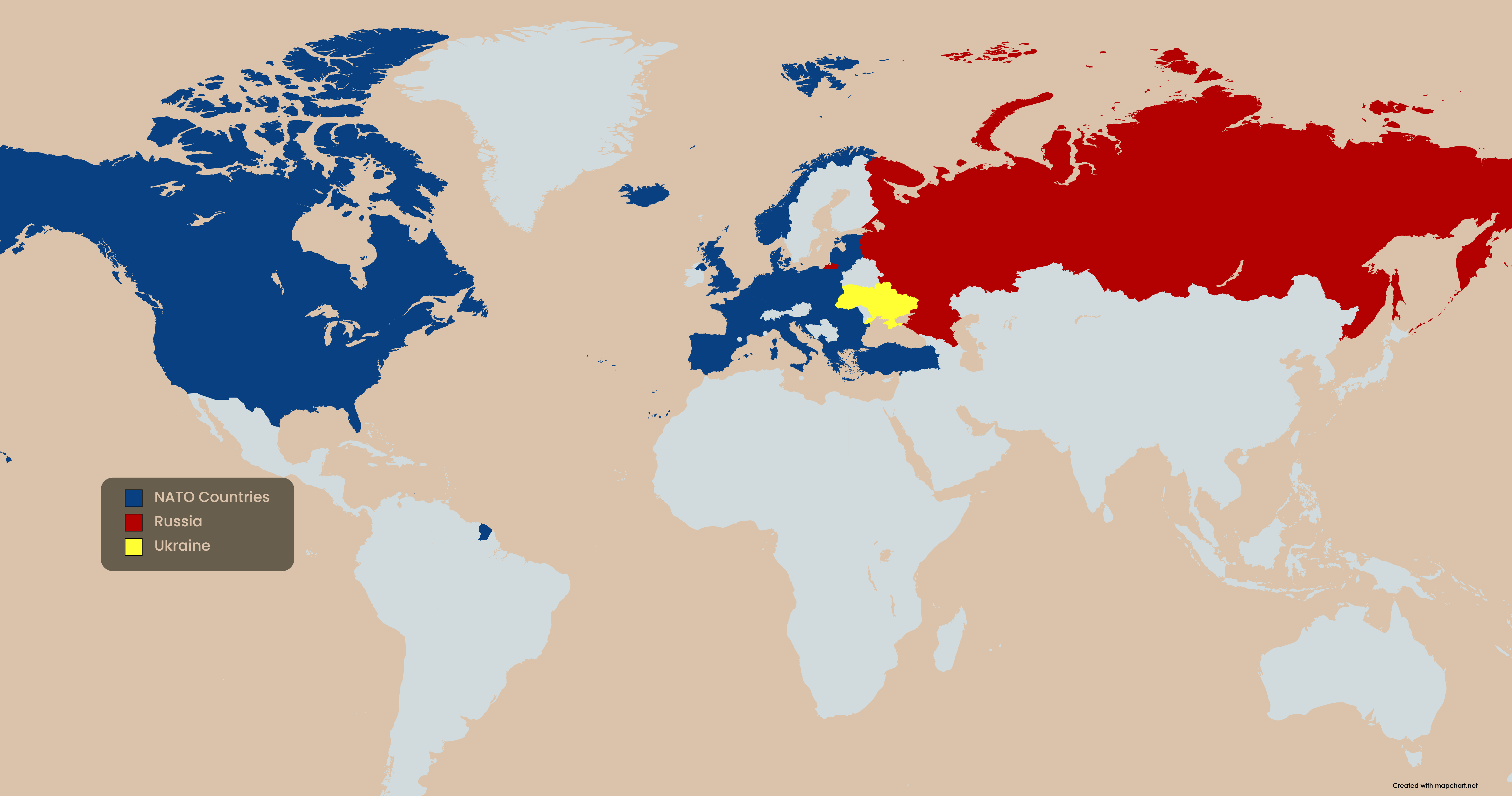 NATO Russia map
