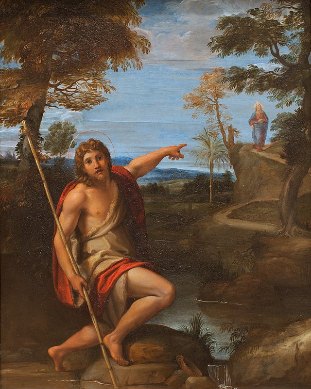 Saint John The Baptist by Annibale Carracci