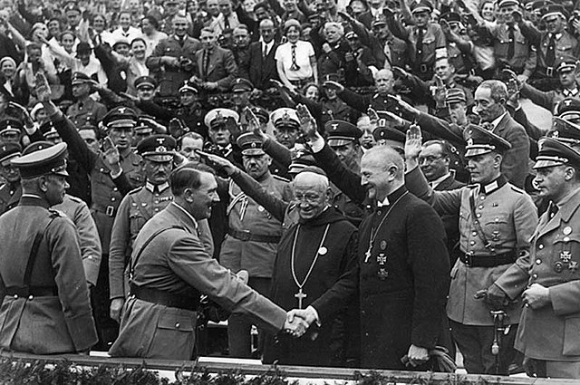 Hitler Catholic Dignitaries Nazi Party