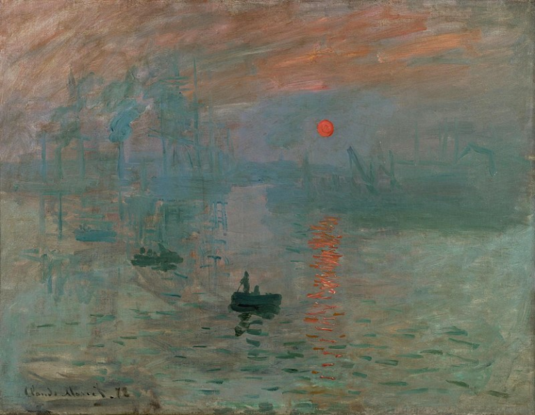 Impression, Sunrise, Claude Monet, Impressionism