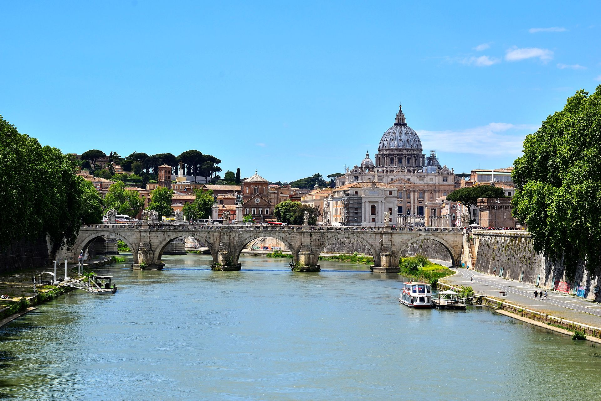 rome tiber italy geography