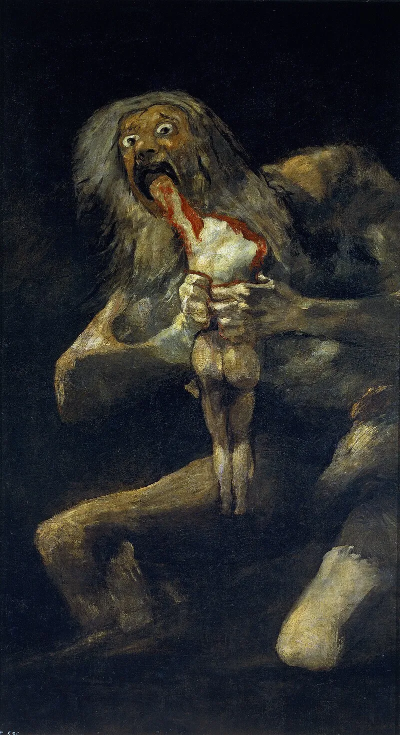 Saturn Devouring His Son francisco goya