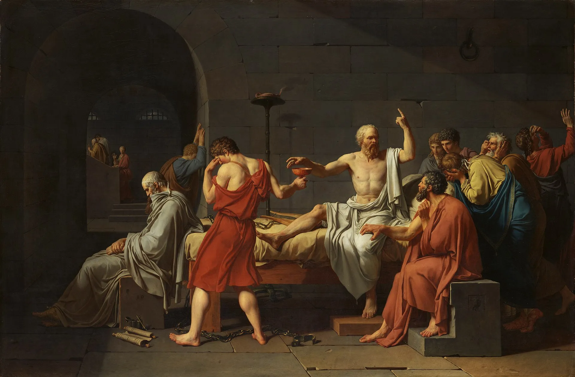 The Death of Socrates Jacques-Louis David