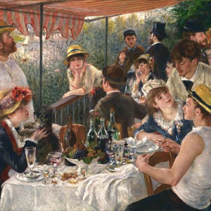 Luncheon of the Boating Party Pierre-Auguste Renoir famous paintings quiz