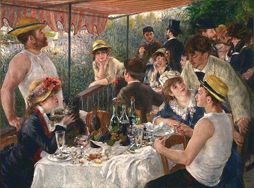 Luncheon of the Boating Party Pierre-Auguste Renoir famous paintings quiz